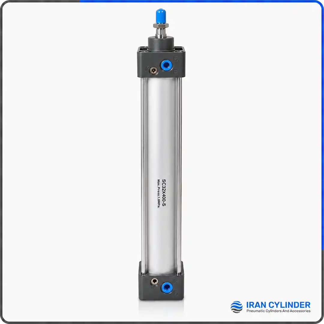 جک پنوماتیک چهارمیل SC32x400-S قطر 32 کورس 400