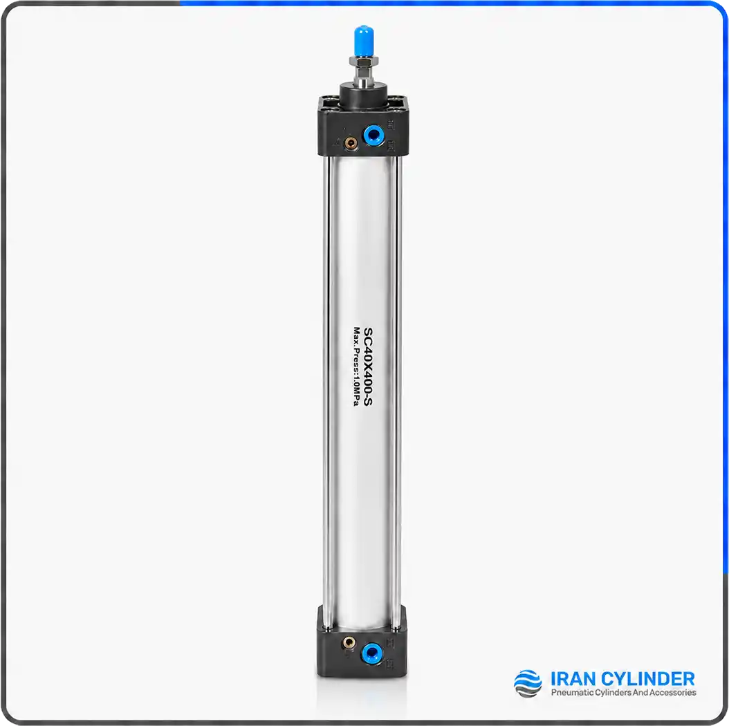 جک پنوماتیک چهارمیل SC40x400-S قطر 40 کورس 400
