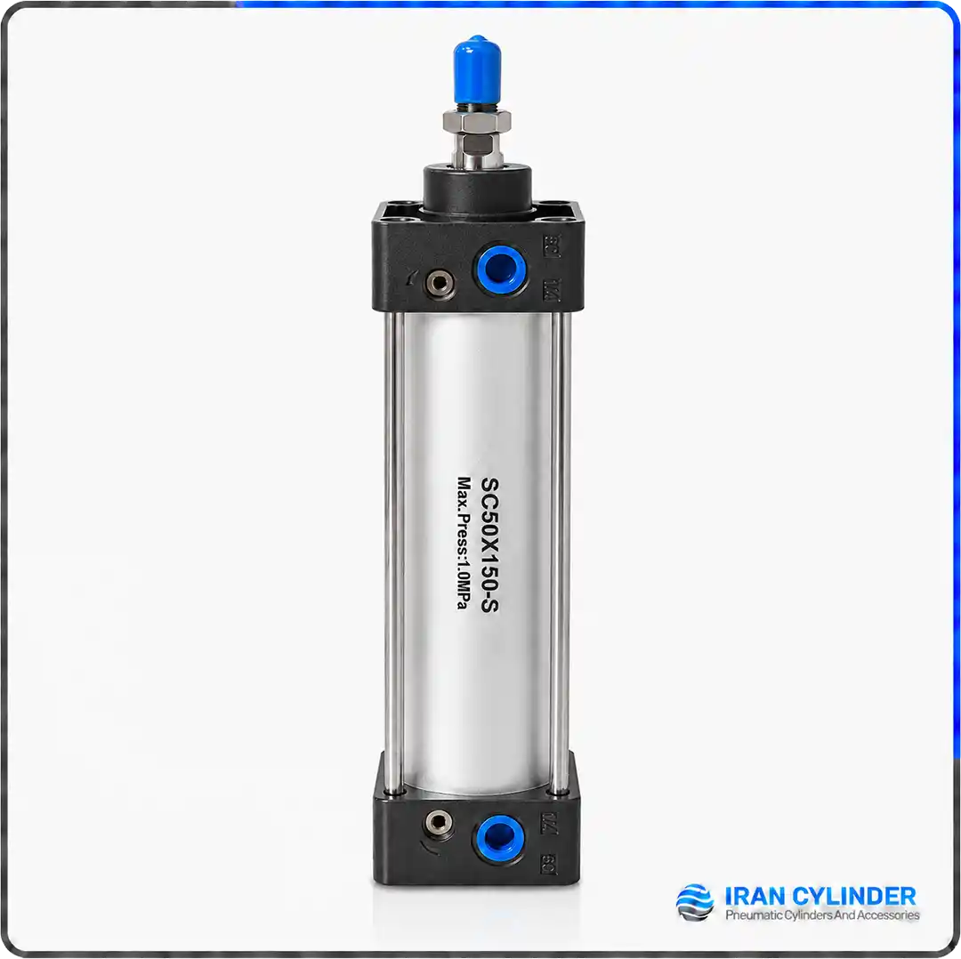 جک پنوماتیک چهارمیل SC50x150-S قطر 50 کورس 150