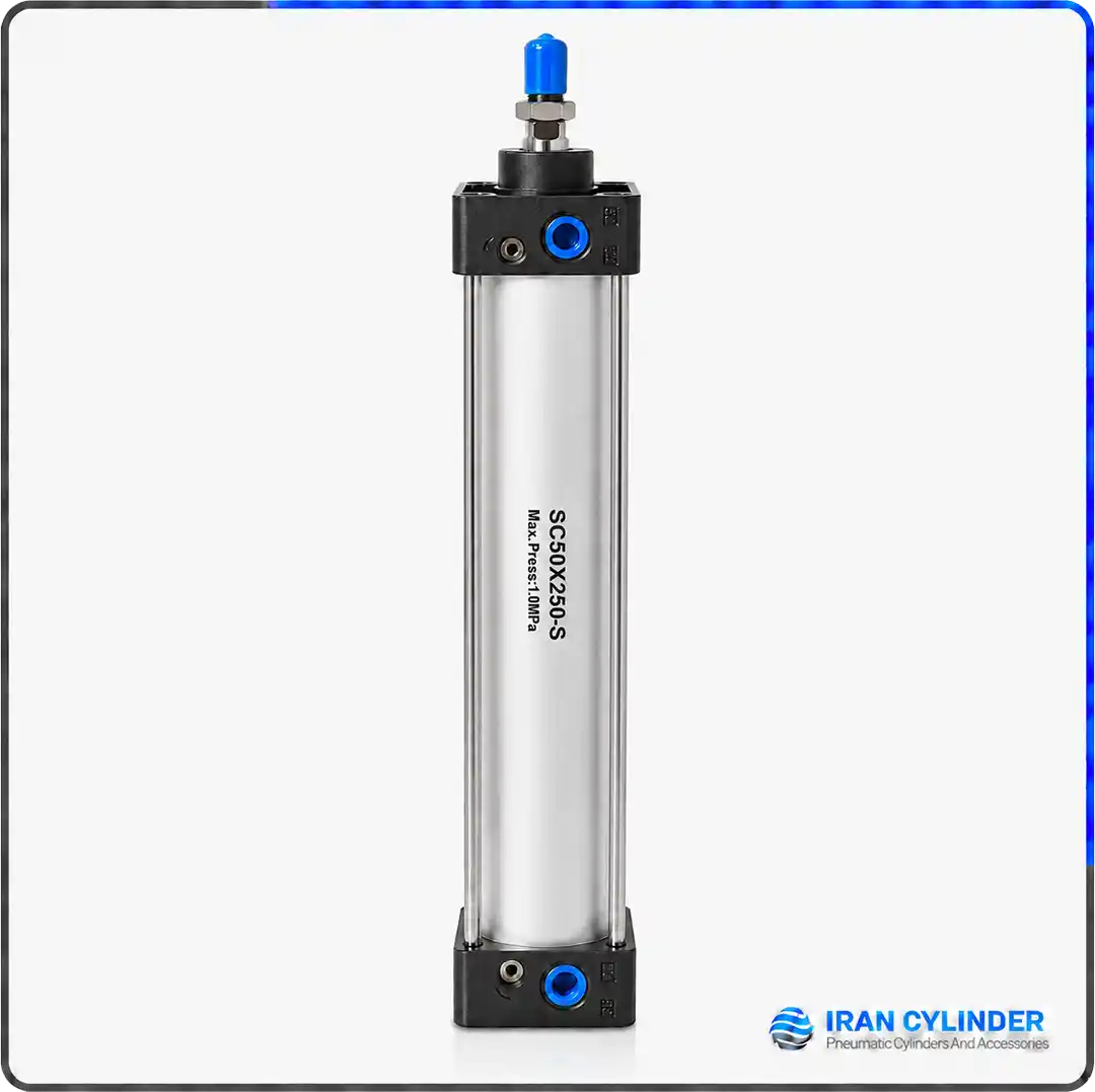 جک پنوماتیک چهارمیل SC50x250-S قطر 50 کورس 250