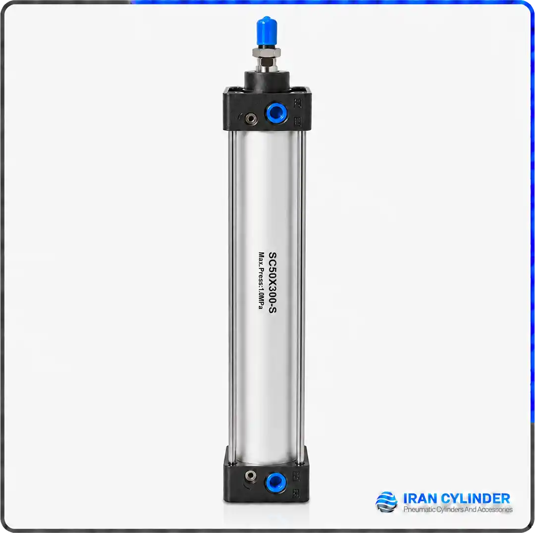 جک پنوماتیک چهارمیل SC50x300-S قطر 50 کورس 300