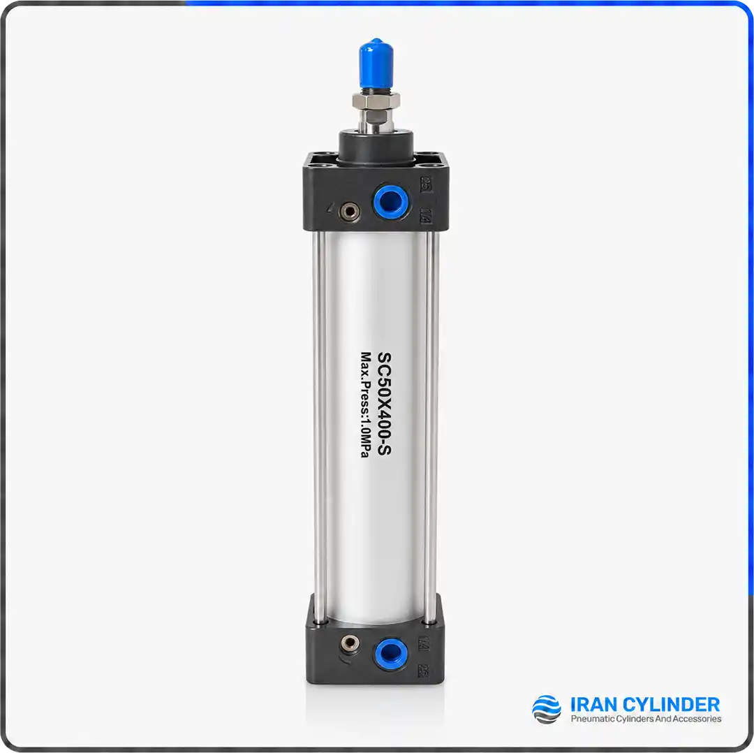 جک پنوماتیک چهارمیل SC50x400-S قطر 50 کورس 400