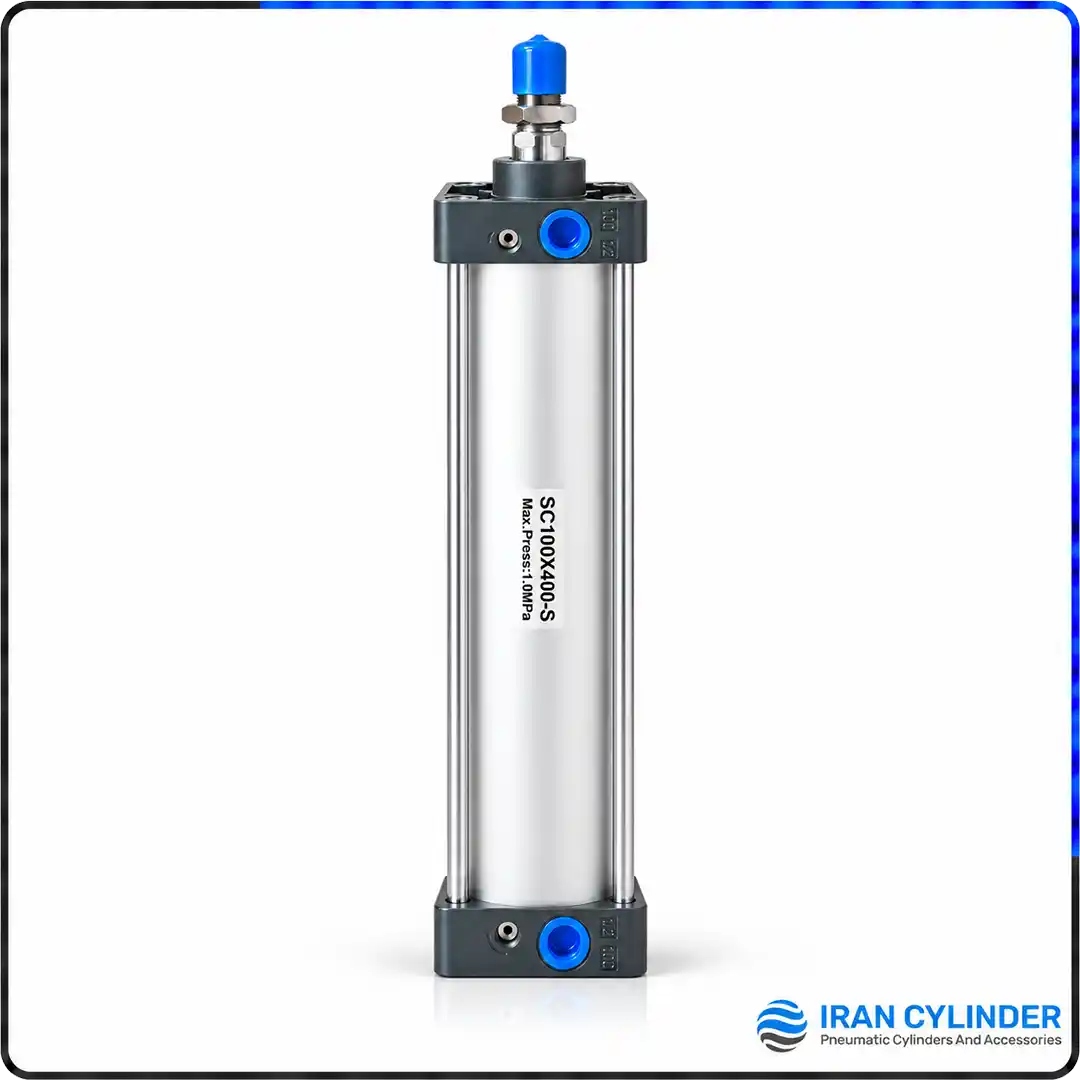 جک پنوماتیک چهارمیل SC100x400-S