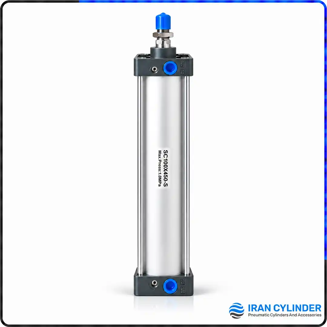 جک پنوماتیک چهارمیل SC100x450-S