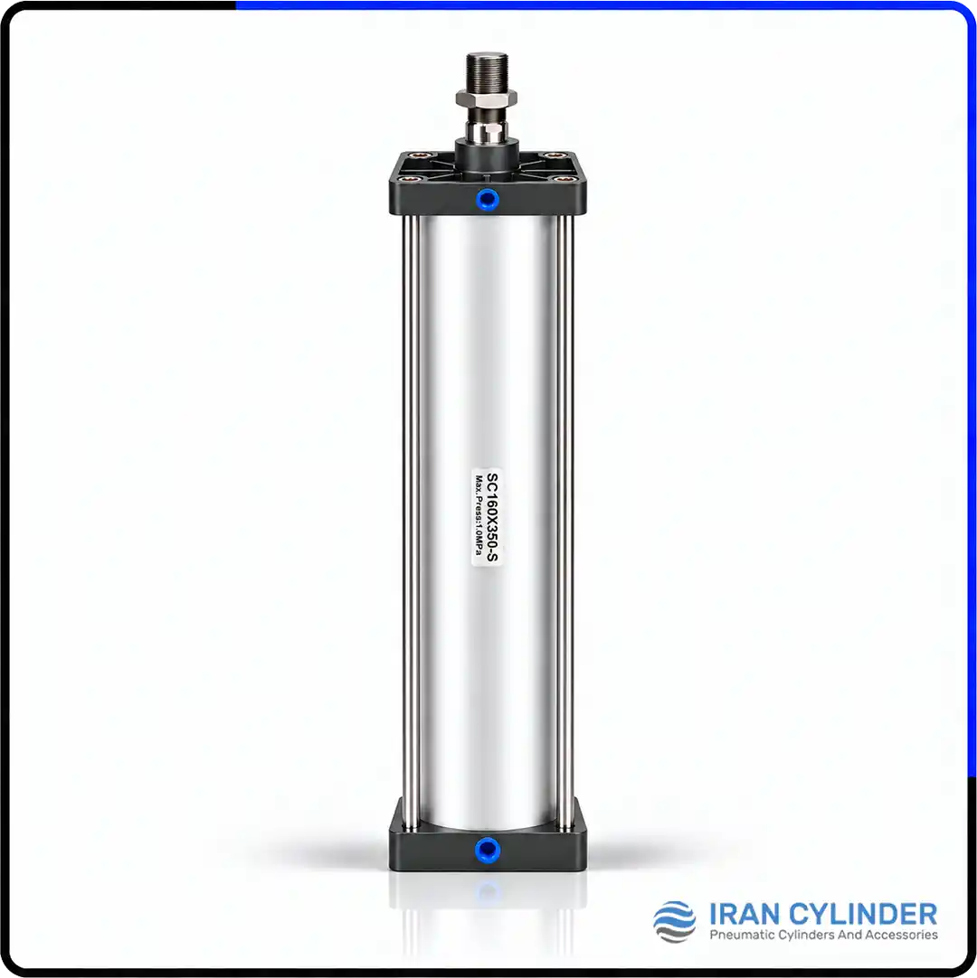 sc160x350-s-pneumatic-cylinder جک پنوماتیک چهارمیل SC160x350-S