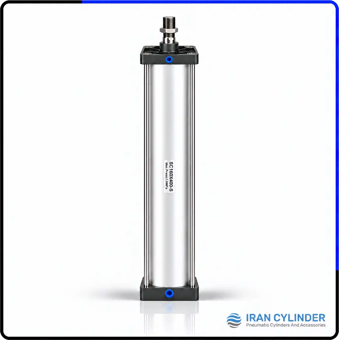 sc160x400-s-pneumatic-cylinder جک پنوماتیک چهارمیل SC160x400-S
