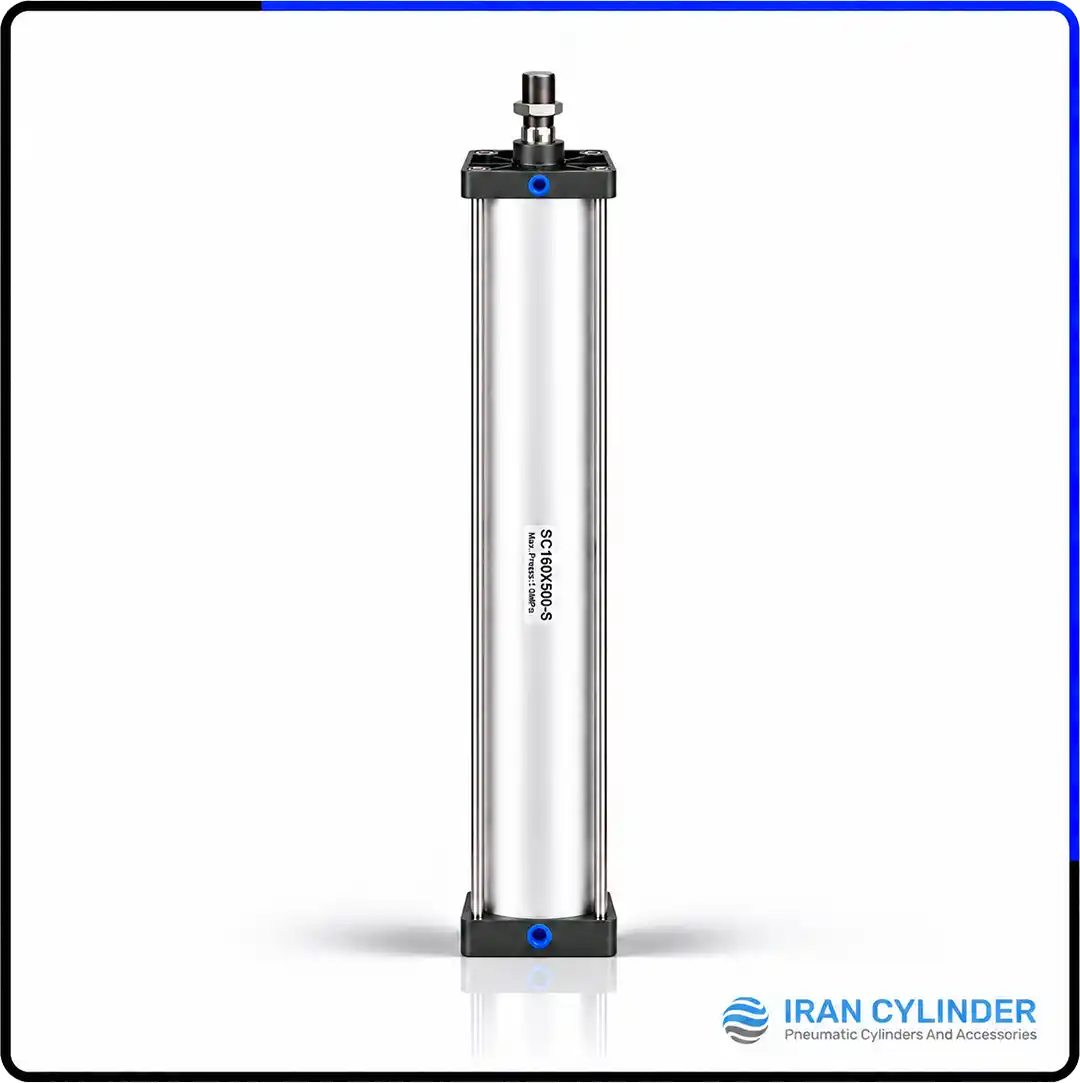 sc160x500-s-pneumatic-cylinder جک پنوماتیک چهارمیل SC160x500-S