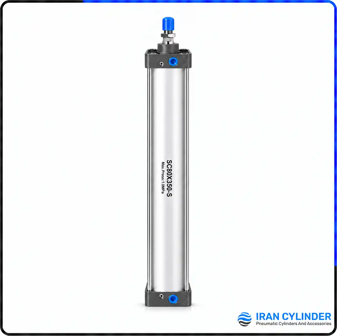 جک پنوماتیک چهارمیل SC80x350-S