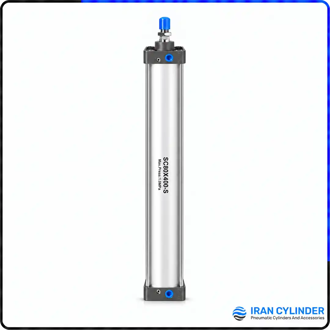 جک پنوماتیک چهارمیل SC80x400-S